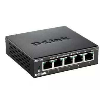 D-Link DES-105 Niezarządzalny L2 Czarny