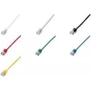 LogiLink Ultraflex SlimLine - Kabel krosowy - RJ-45 (M) do RJ-45 (M) - 2 m - 3.8 mm - ekranowany PIMF - CAT 6a - ekranowany, bezhalogenowy, formowany - niebieski, RAL 5015