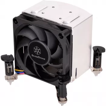 SilverStone Argon Series AR10-115XP - Chłodzenie procesora - (gniazdo LGA1156, gniazdo LGA1155, gniazdo LGA1150, gniazdo LGA1151) - aluminium i miedź - 70 mm