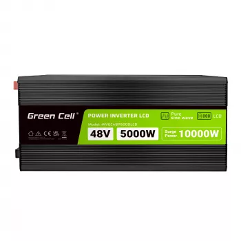 Przetwornica LCD 48V 5000W/10000W czysty sinus z wyświetlaczem