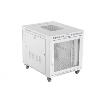 Szafa rack LANBERG FF01-8015-23SL 19 cali 15U, szara, perforowane drzwi przednie
