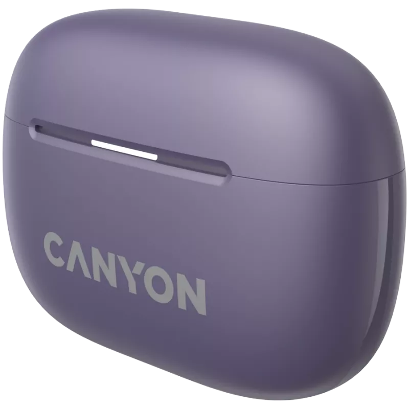 Słuchawki Canyon CNS-TWS10PL True Wireless Stereo (TWS) douszne do rozmów/muzyki/sportu/codziennego użytku USB Type-C Bluetooth Fioletowe (CNS-TWS10PL)