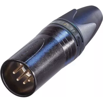 Neutrik Wtyk XLR, prosty Liczba biegunów: 5 Czarny NC5MXX-B 1 szt. (NC5MXX-B)