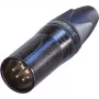 Neutrik Wtyk XLR, prosty Liczba biegunów: 5 Czarny NC5MXX-B 1 szt. (NC5MXX-B)