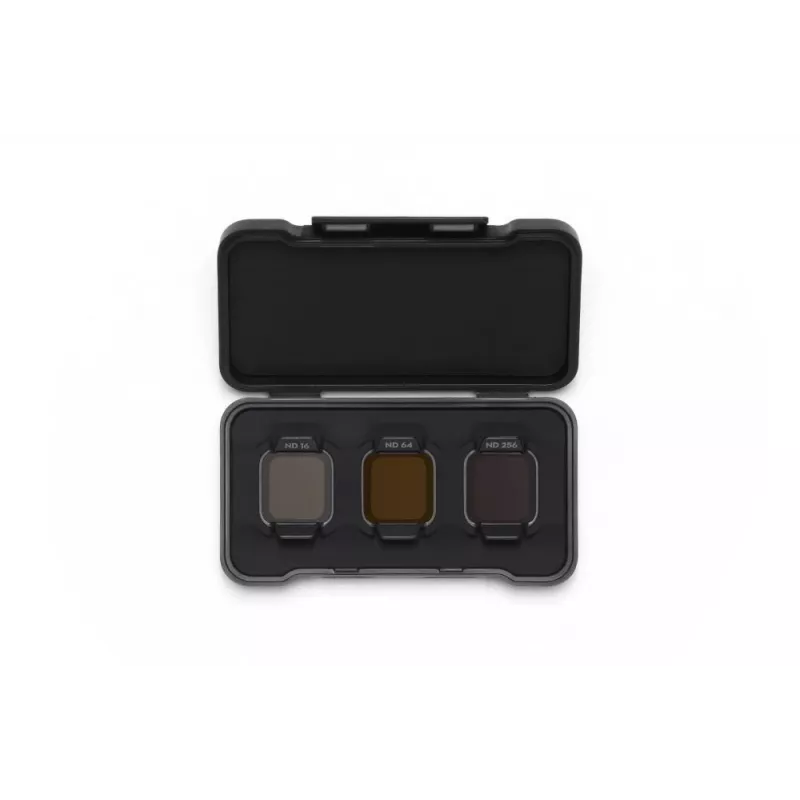 Zestaw filtrów neutralnych szarych DJI Flip ND16 / ND64 / ND256 — zestaw trzech dla kompatybilnych dronów DJI