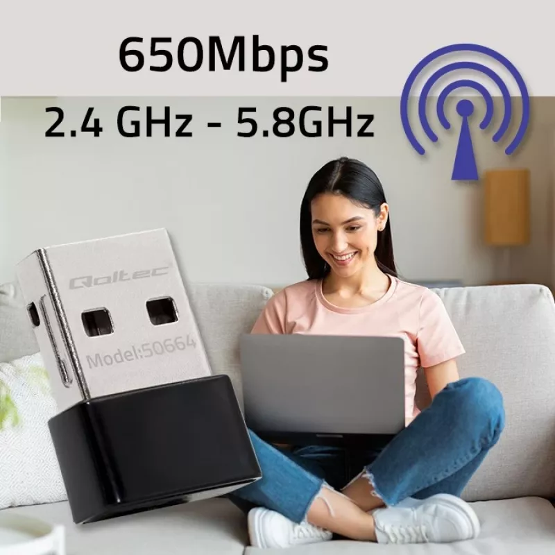 Bezprzewodowy adapter USB Mini Wi-Fi o ultrawysokiej prędkości