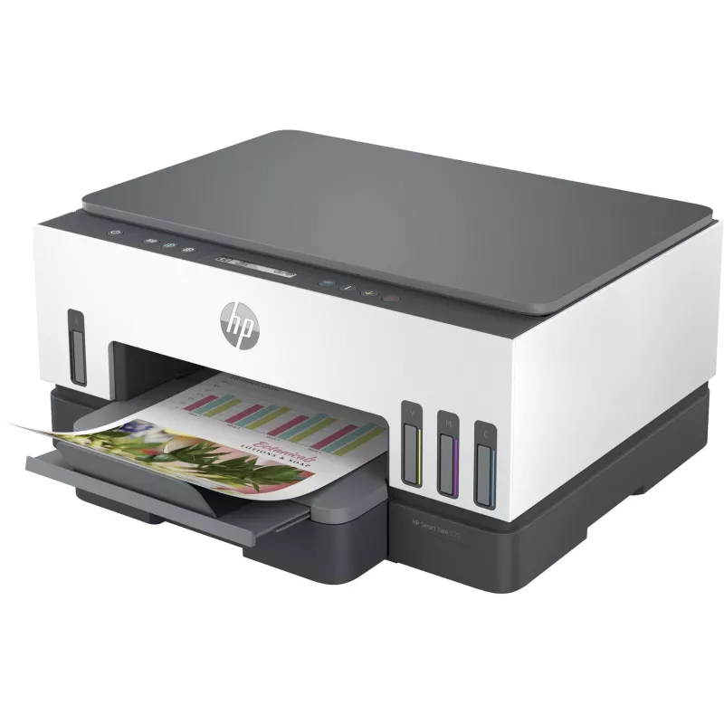 Drukarka wielofunkcyjna HP Smart Tank 720 — termiczny atramentowy, kolor, A4, Wi‑Fi, dupleks, 4800x1200 dpi