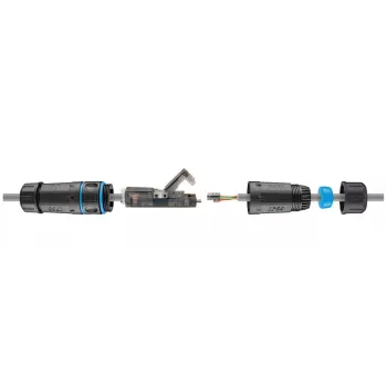 Goobay Outdoor (IP68) kabel sieciowy connector, CAT 6A Unshielded, UTP - dustproof and waterproof, terminal strip for LSA mounting (tool-free) (44416)