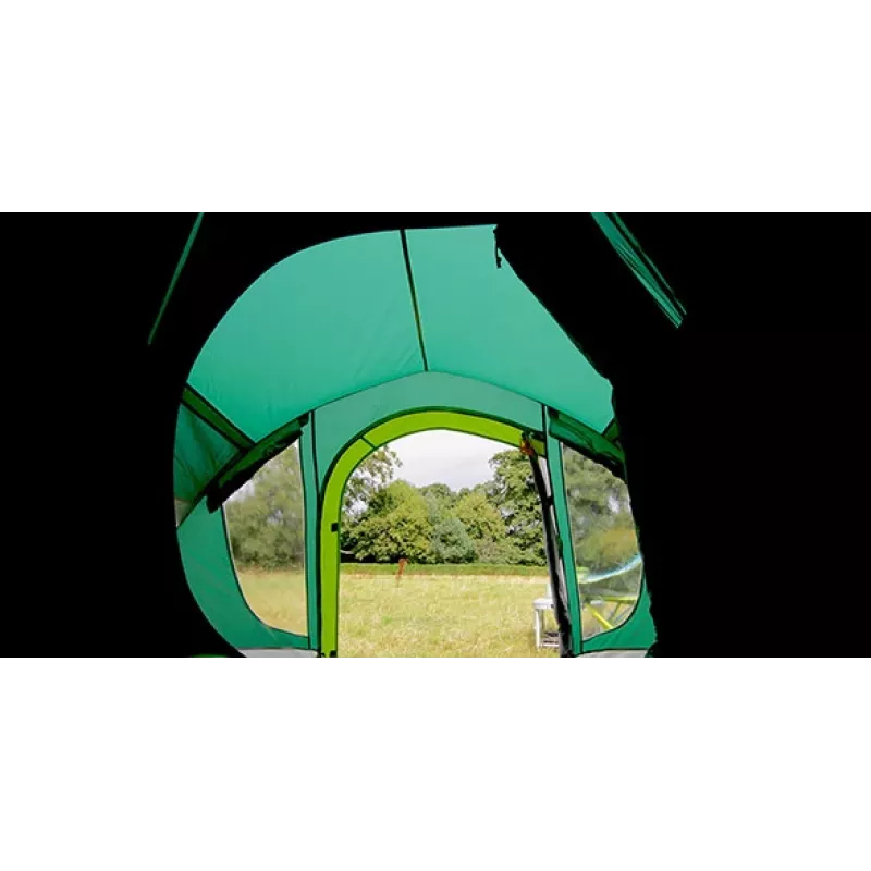 Namiot kopułowy/igloo COLEMAN Kobuk Valley 4 Plus — 4-osobowy, sztywna konstrukcja, zielony