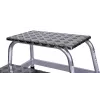Stopień Krause 805027, aluminiowy 2 stopnie, maks. obciążenie 150 kg, długość 680 mm, wysokość 41 cm