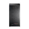 Montech X5M (B) Obudowa PC Micro Tower — Micro‑ATX/Mini‑ITX, 3x120mm przód, 1x120mm tył, obsługa zasilacza ATX, 2x3,5 cala + 4x2,5 cala, Czarna