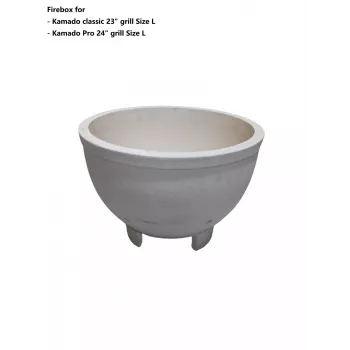 Kamado firebox TARGUS Firebox 23/24 inch — trwała konstrukcja, zatrzymywanie ciepła