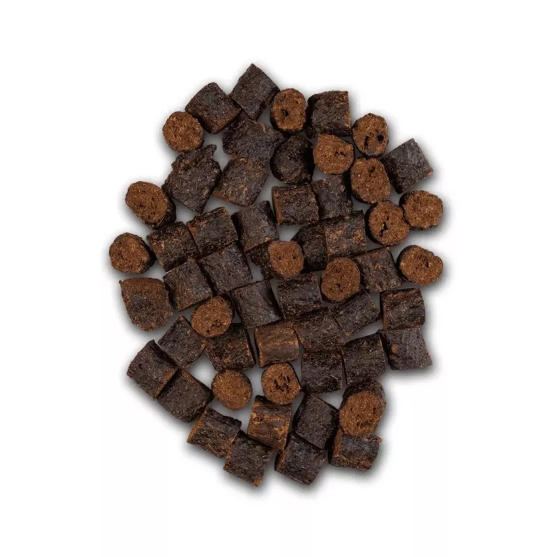 Przysmaki dla psa UNISZKI Crunchy Rabbit z miętą i pokrzywą 80 g — chrupiące przekąski z mięsa królika, mięty i pokrzywy