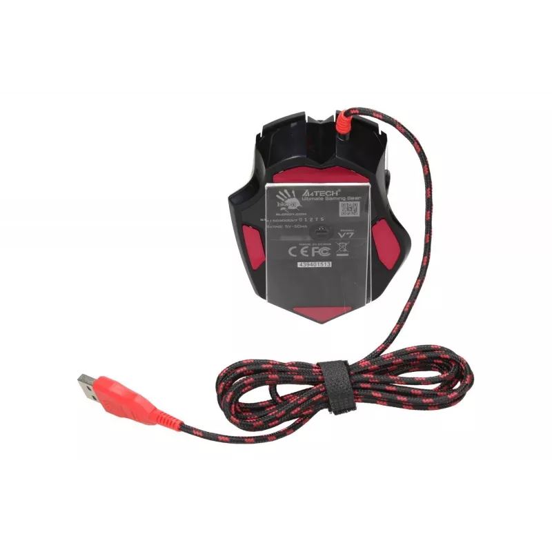 A4Tech Bloody V7m mysz USB Type-A V-Track 3200 DPI