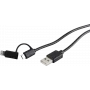 Kabel USB ShiverPeaks BS14-14025 USB 2.0 1 m