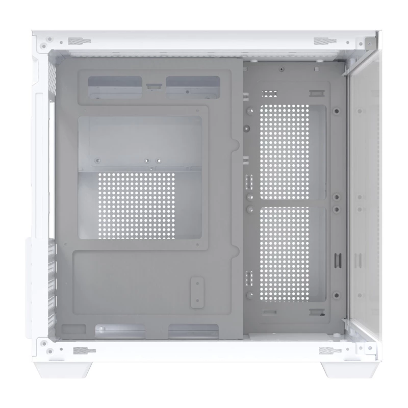 Obudowa komputerowa DarkFlash B275 (biała) mid-tower kompatybilna z ATX, przedni panel I/O, szkło hartowane