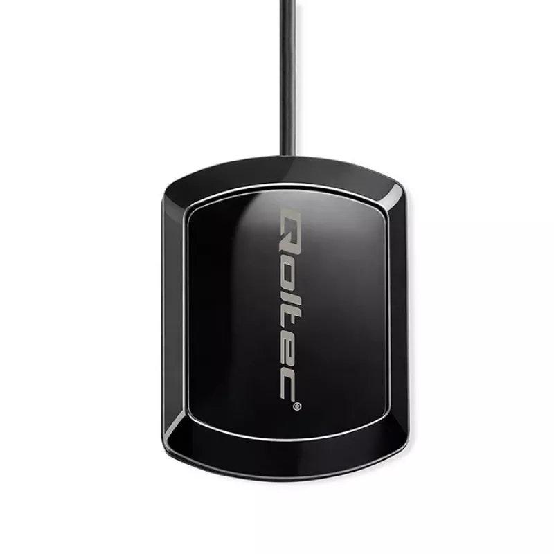 Zewnętrzna antena GPS/GLONASS QOLTEC 28 dBi 50 W ze złączem SMA kątowym