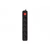 Przedłużacz zasilający Lanberg PS1-05E-0300-BK 3 m 5 gniazd AC Wewnętrzny Biały