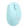 Bezprzewodowa mysz symetryczna NATEC STORK — Bluetooth + USB Type-A, 1600 DPI, 3 przyciski, jasnoniebieska