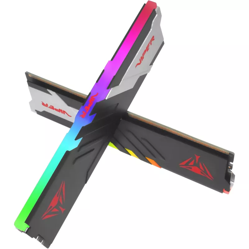 Zestaw pamięci RAM Patriot Viper Venom RGB PVVR532G720C34K DDR5-7200 32 GB (2x 16 GB) CL34, Intel XMP 3.0, czarny