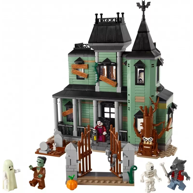 Zabawka konstrukcyjna LEGO Creator 3-w-1 Nawiedzony dom model 31167 — 736 elementów, 3 konstrukcje, 5 minifigurek