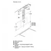 Okap ścienny Bosch DWK65DK20, 590×325×690 mm, 550 m³/h, 3 biegi, 62 dB, biały, aluminiowy filtr przeciwtłuszczowy