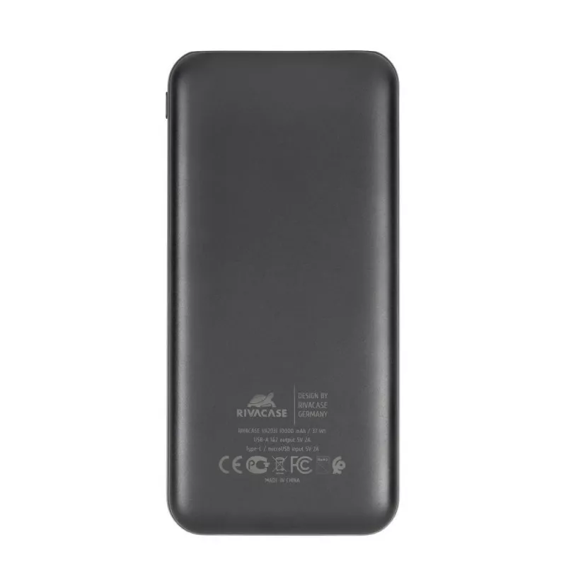 Power Bank USB 10000MAH/VA2031 Czarny Rivacase