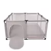 Extralink Kids Playpen, Suchy Basen Plac Zabaw Dla Dzieci, Składany 126x126cm Basen Na Piłki K-458