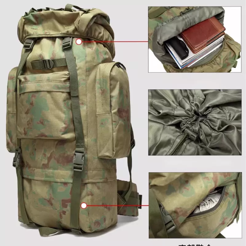 Plecak Extralink Tactical Military Camouflage 65L