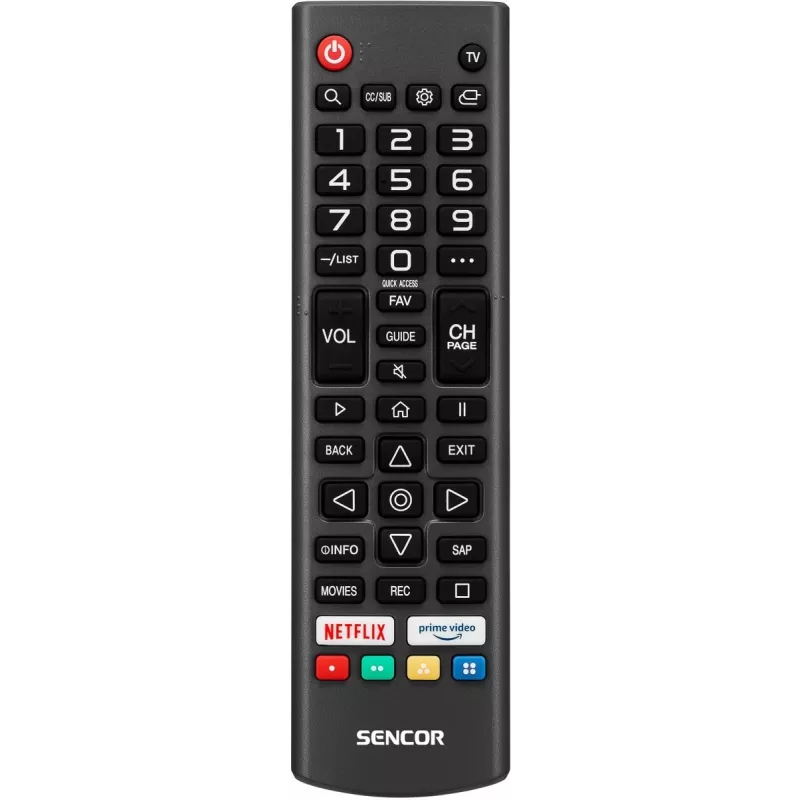 Telewizor LED Smart Display 24 cale SENCOR SLE 24S830MB — rozdzielczość HD, klasa energetyczna E