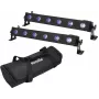 LED bar light EUROLITE LED BAR-6 QCL RGB+UV zestaw 2 szt. — oświetlenie sceniczne/architektoniczne, diody LED RGB + UV