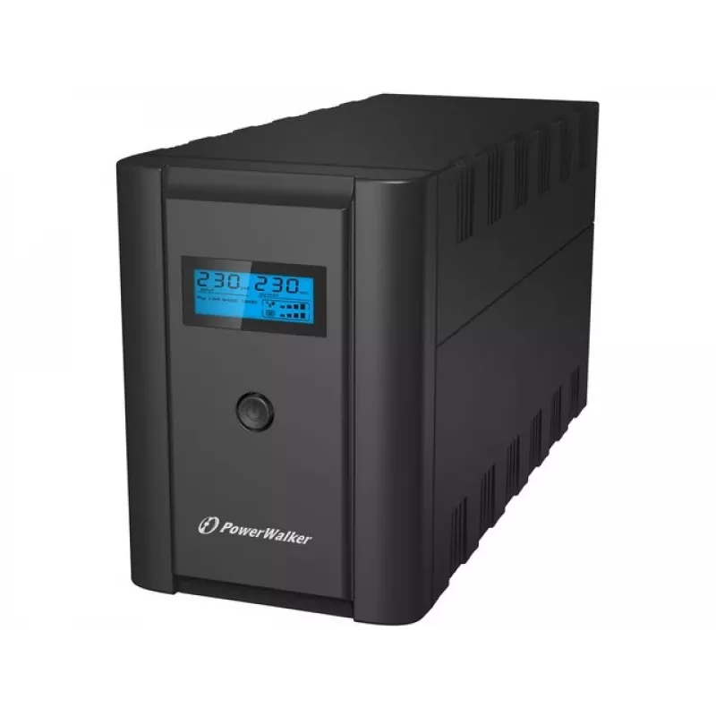 PowerWalker VI 1200 LCD/FR Line-Interactive 1,2 kVA 600 W 4 gniazda AC