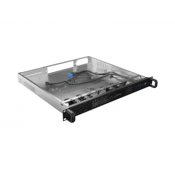 Obudowa Rack Lanberg SC01-4201-10B 1U Czarna 4 Wentylatory