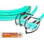 Kabel światłowodowy Lightwin LDP-50 SC-SC 10.0 OM3 FD 10 m w kolorze akwamarynowym (LDP-50 SC-SC 10.0 OM3 FD)