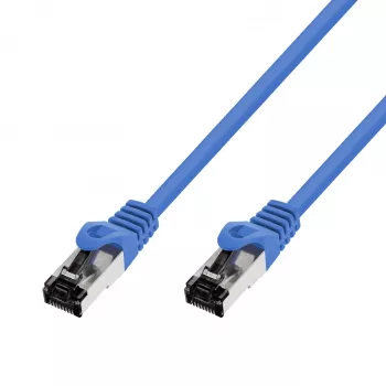 Patchcord LAN Extralink Kat.8.1 S/FTP 3 m 40G niebieski - miedziany kabel skręcany (EX.38855)
