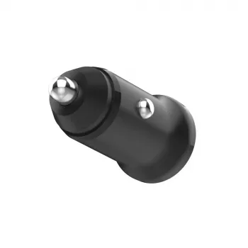 Ładowarka samochodowa FIXED FIXCC20N-CU-BK — porty USB-C i USB-A, moc 20 W, kompaktowa przejściówka do gniazda samochodowego