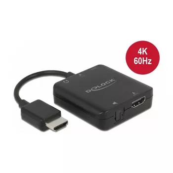 Ekstraktor audio HDMI DeLOCK 4K 60 Hz kompaktowy