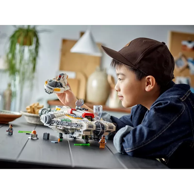 LEGO Star Wars playset 75357 — The Ghost i Phantom II, 1394 elementy, 4 minifigurki, wiek 10+