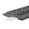 Przewodowa pełnowymiarowa klawiatura NATEC Moray ES z USB, hiszpański QWERTY, 105 klawiszy, czytnik kart identyfikacyjnych, kabel 1,5 m, czarna