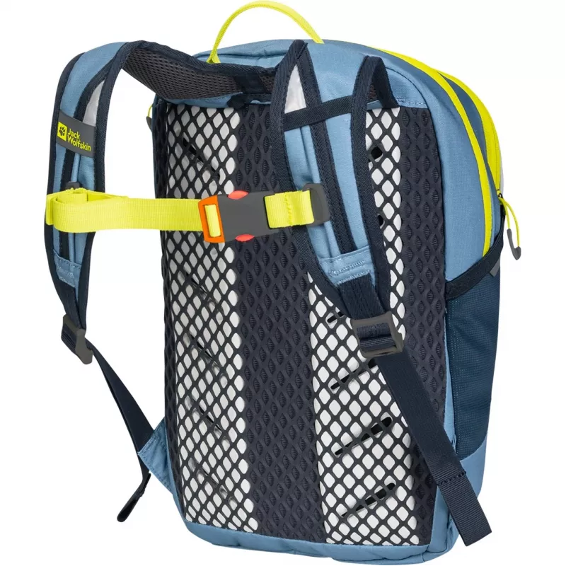 Plecak Jack Wolfskin Kids Moab Jam - niebieski/neonowy żółty, 12 l