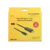 Przejściówka wideo DeLOCK 85259 USB Type-C na HDMI 2m Czarna