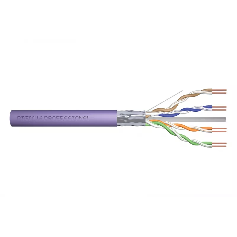 Kabel sieciowy Digitus DK-1624-VH-1 F/UTP kat.6 100m czarny