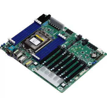Płyta główna serwerowa ASRock ROMED8-2T/BCM, AMD EPYC 7003, Socket SP3, ATX, 8× DDR4 DIMM, 3× RJ-45, 10× SATA III, 7× PCIe x16 Gen4