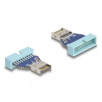 DeLOCK Adapter USB Pin Header męski na wewnętrzny USB Type-E Key A męski 10 Gb/s