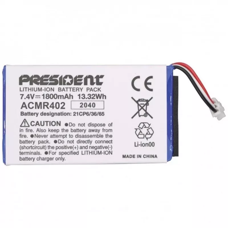 Przenośne radio CB President Jerry ASC AM/FM czarne