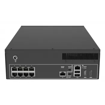 Rejestrator sieciowy AXIS S2208 Mk II 8-kanałowy, 4 TB HDD, SATA, maks. 7680×4320, IEEE 802.3at, Czarny
