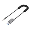 Adapter AUX Savio TR-16 z funkcją głośnomówiącą, Bluetooth 5.3, Google Assistant/Siri
