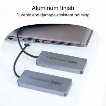 Hub USB zielony Cell HUB-GC-A4A — 4-portowy hub USB-A 3.0