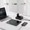 Listwa zasilająca MACLEAN MCE387 B — 2 gniazda, 3×USB A, 110–240V, przewód 1,5 m, maks. 2500 W