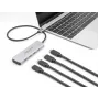 DeLOCK USB-C Hub 10 Gb/s 4 porty Aluminiowy Szary